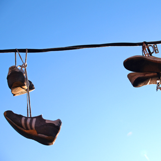 Shoes on a Wire Top